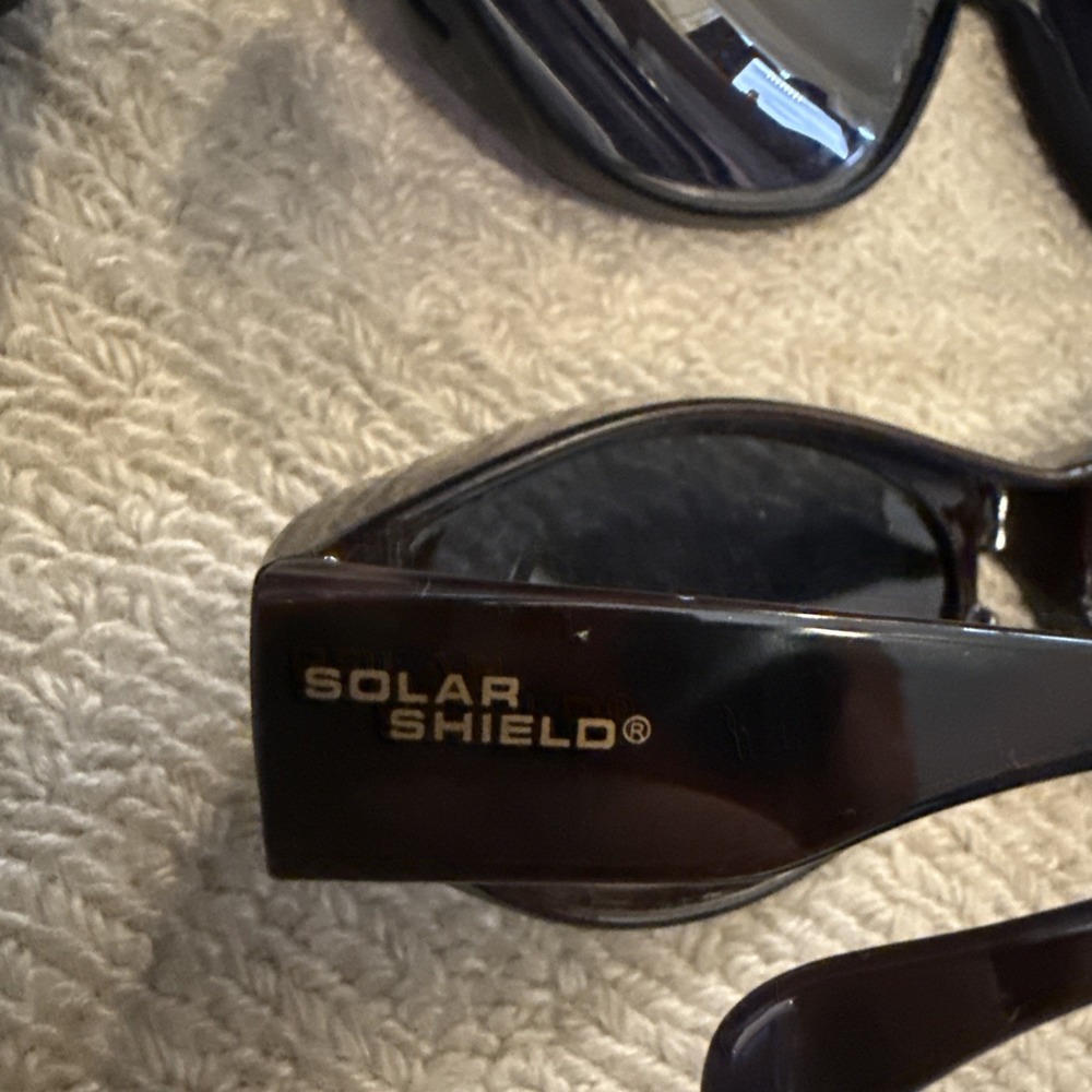 Lot of 8 SOLAR SHIELDS BLACK WRAP FIT OVERS EYE PROTECTION-All 8 pairs included - Picture 12 of 12